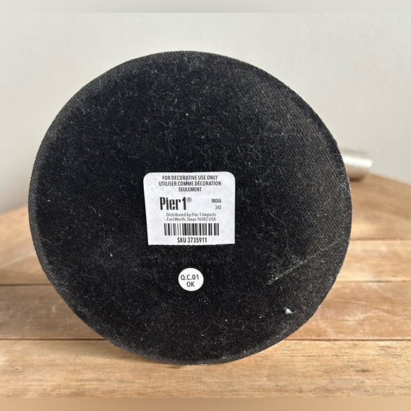 Pier 1 Decoration Silver Chrome Microphone Mic Cool Fixture! - Picture 5 of 6